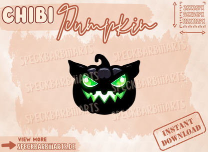 Chibi | Pumpkin - EMOTE | Chubby | Trick or Treat | Kürbis | Halloween | Twitch | Discord | Youtube | Zauber |