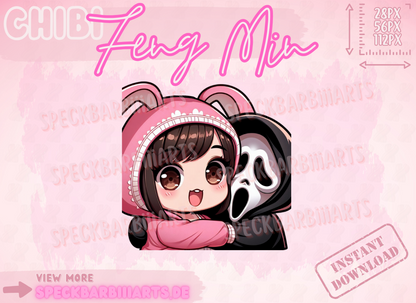 CHUBBY | Feng Min <3 Ghostface | Dead By Daylight | LOVE - Emote | Twitch, Discord, Youtube