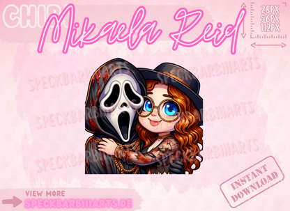 CHUBBY | Mikaela Reid <3 Ghostface | Dead By Daylight | LOVE - Emote | Twitch, Discord, Youtube