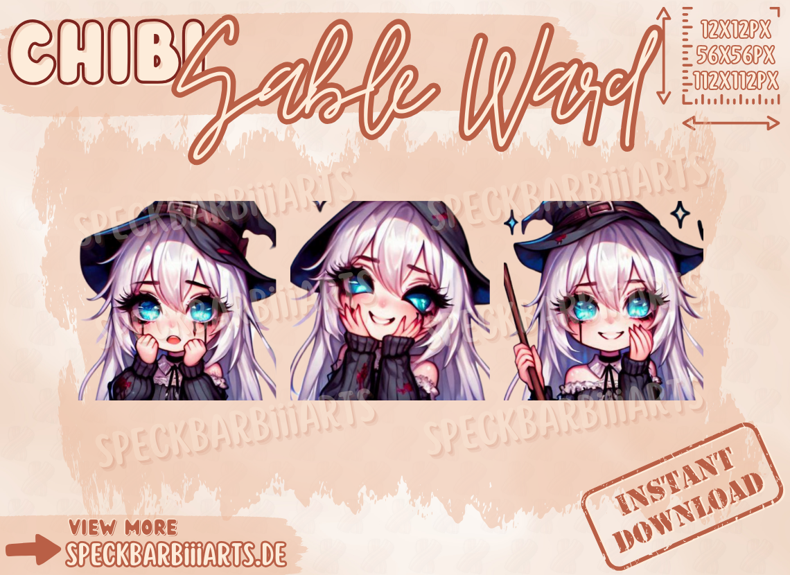 Fanart | CHUBBY | Sable Ward | Emote-Bundel  Dead By Daylight | Twitch, Discord, Youtube