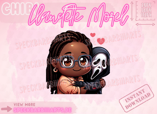 CHUBBY | Claudette Morel <3 Ghostface | Dead By Daylight | LOVE - Emote | Twitch, Discord, Youtube