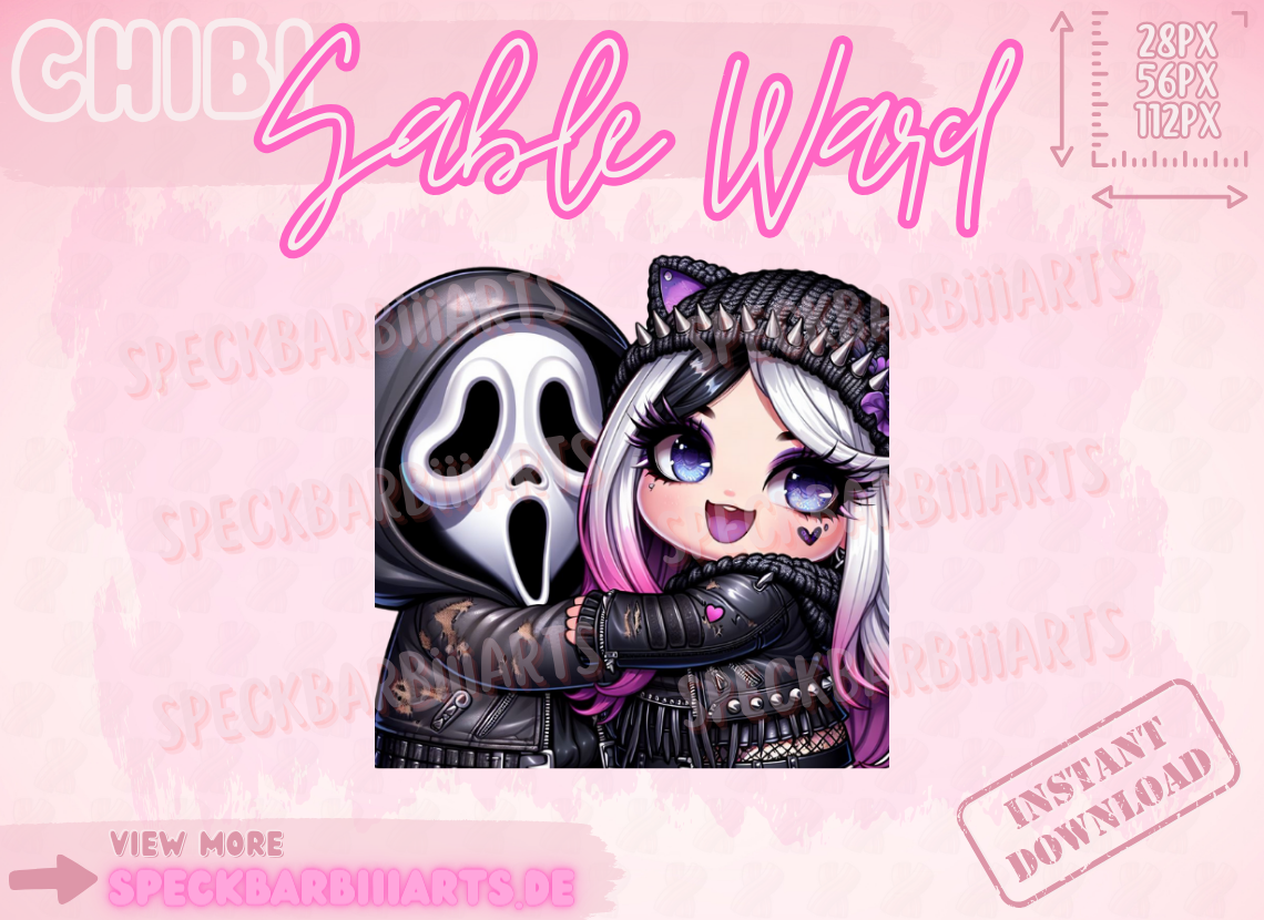 CHUBBY | Sable Ward <3 Ghostface | Dead By Daylight | LOVE - Emote | Twitch, Discord, Youtube