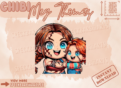 CHUBBY | Meg Thomas <3 Chucky | Dead By Daylight | LOVE - Emote | Twitch, Discord, Youtube