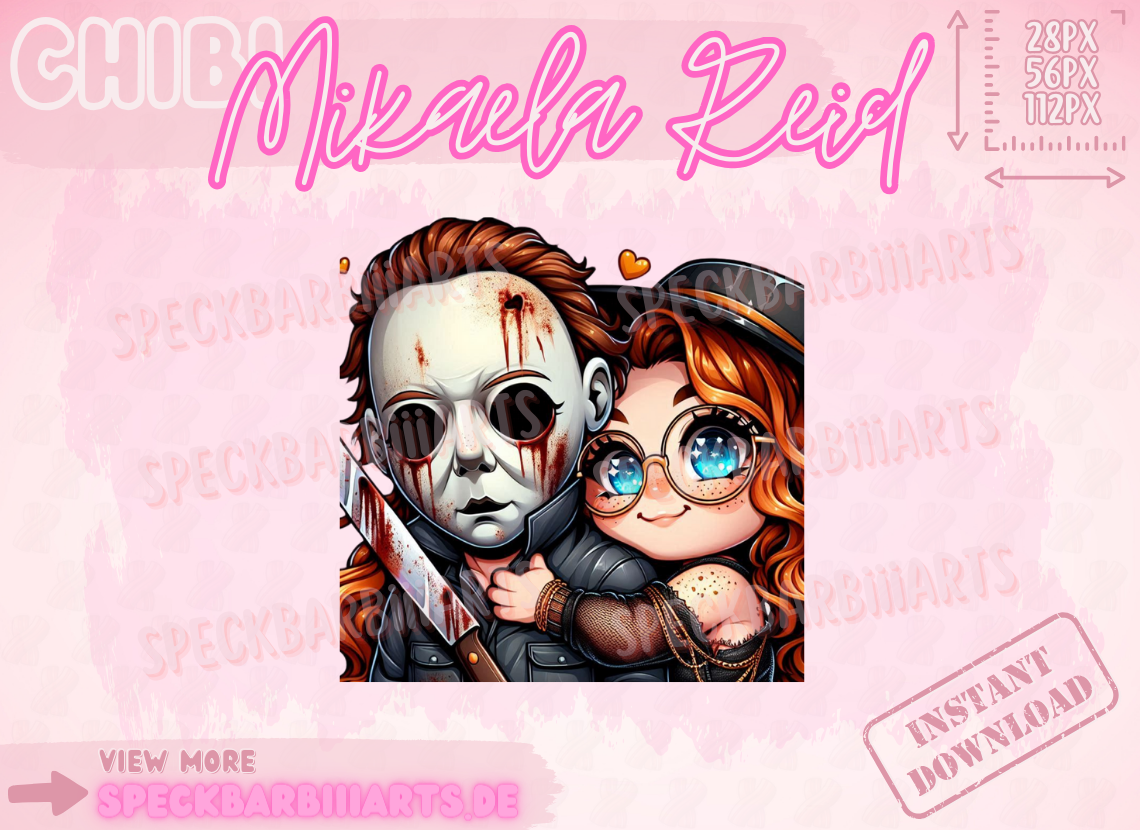 CHUBBY | Mikaela Reid &lt;3 Michael | Dead By Daylight | LOVE - Emote | Twitch, Discord, Youtube