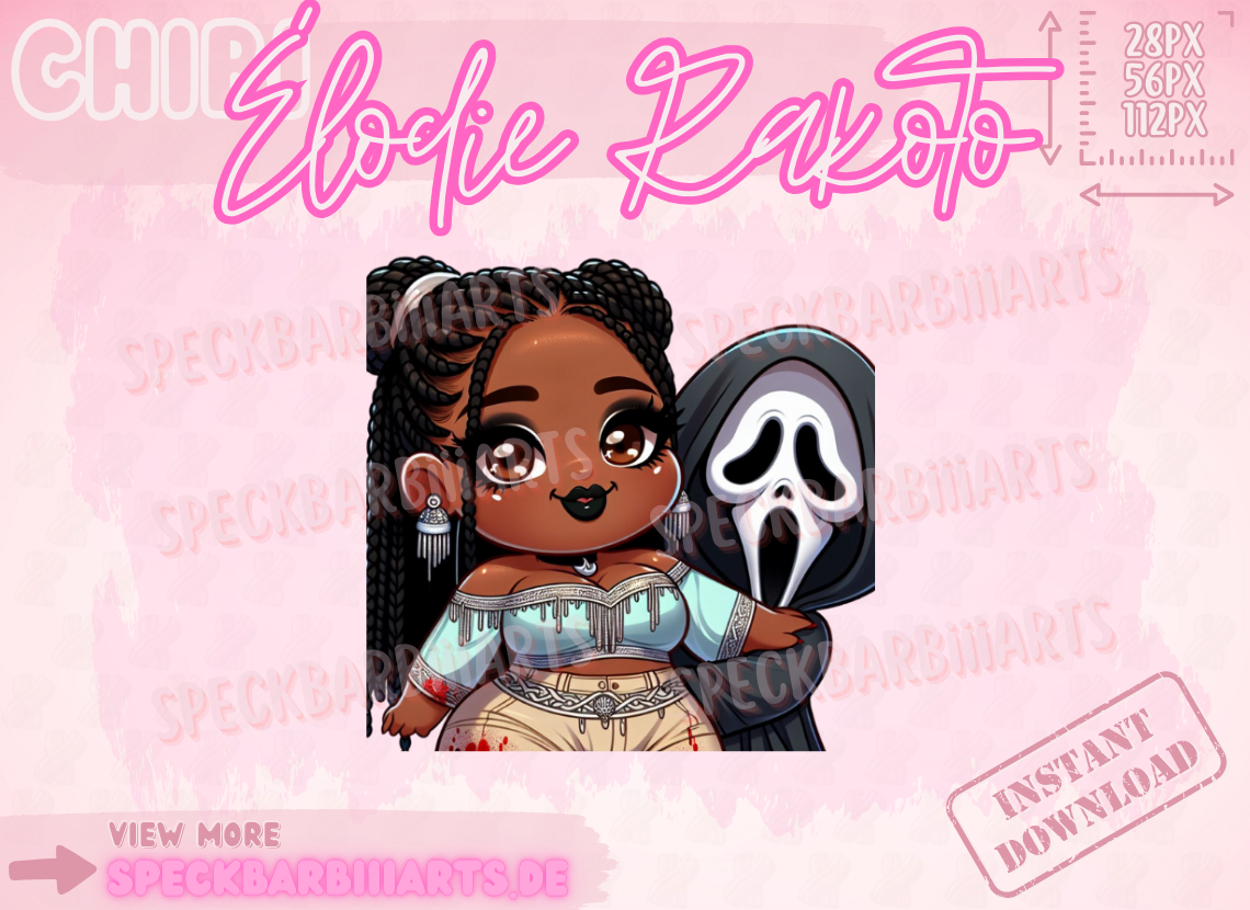 CHUBBY | Élodie Rakoto <3 Ghostface | Dead By Daylight | LOVE - Emote | Twitch, Discord, Youtube