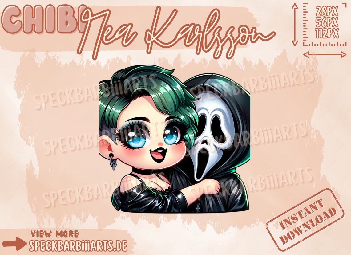 CHUBBY | Nea Karlsson <3 Ghostface | Dead By Daylight | LOVE - Emote | Twitch, Discord, Youtube