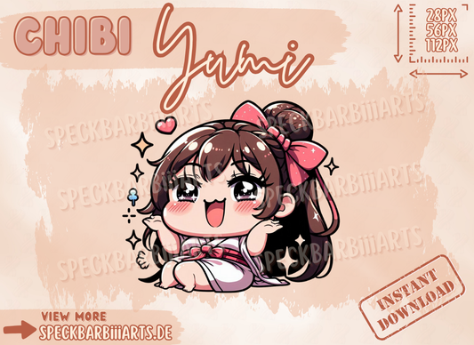 Chibi Chubby | Happy | Yumi - EMOTE | Twitch | Discord | Youtube