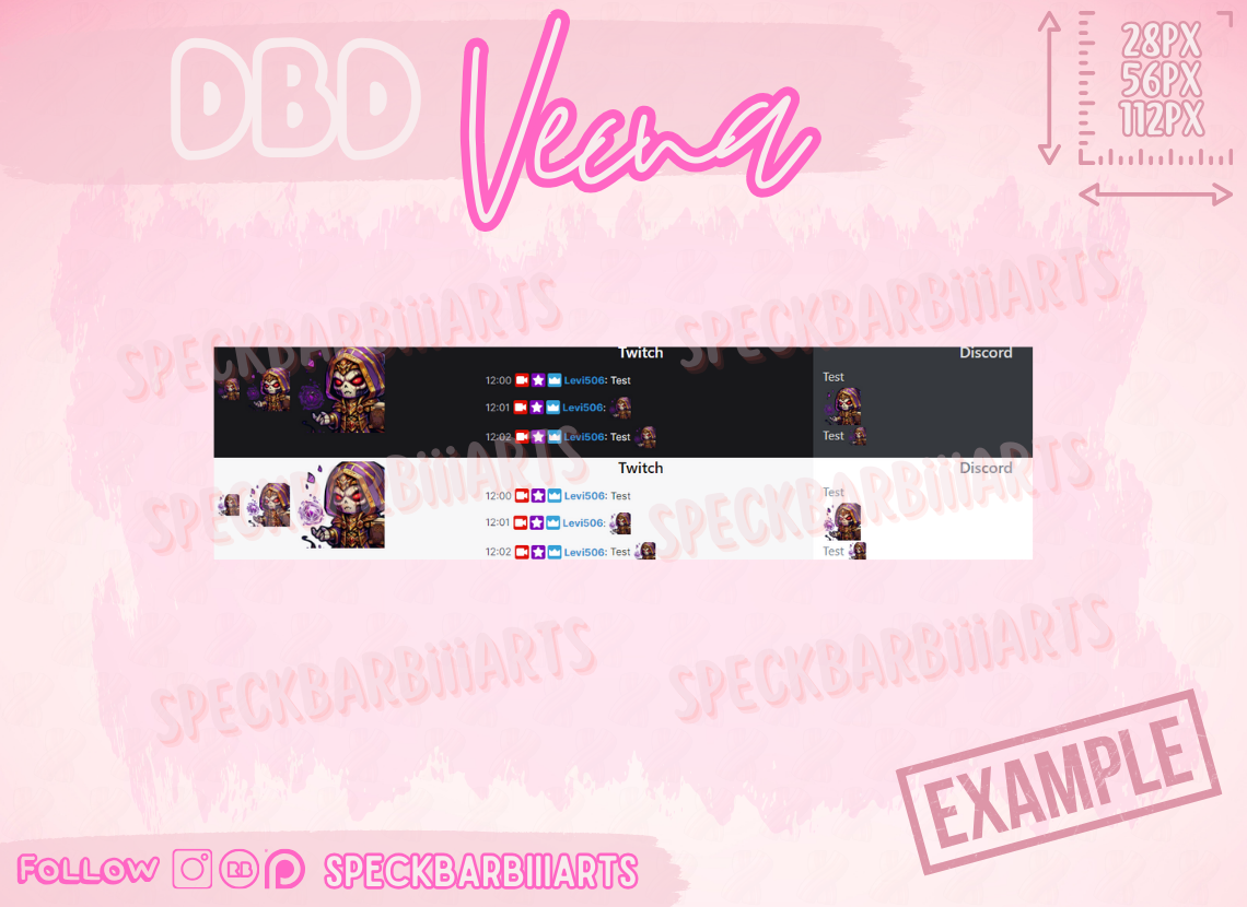 Dead by Daylight - Vecna | Dungeon and Dragons | Twitch chibi chubby Emote | Disord