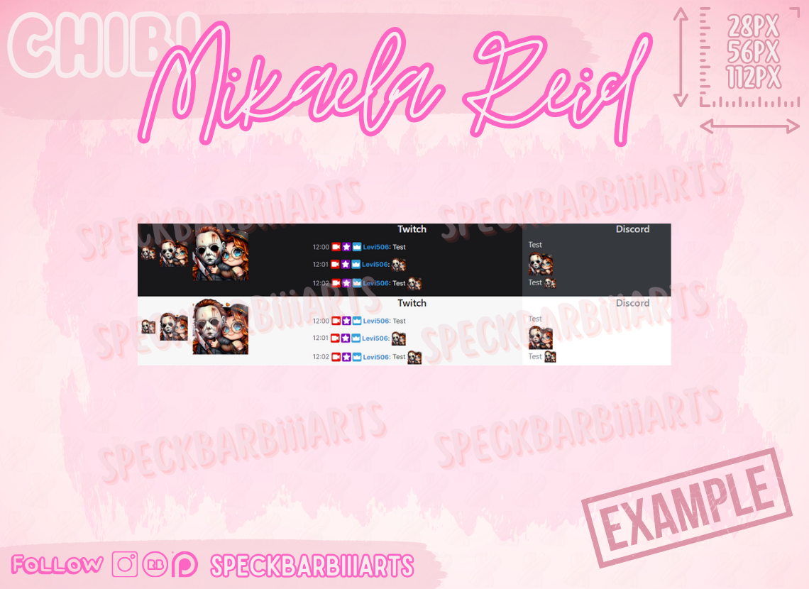 CHUBBY | Mikaela Reid <3 Michael | Dead By Daylight | LOVE - Emote | Twitch, Discord, Youtube