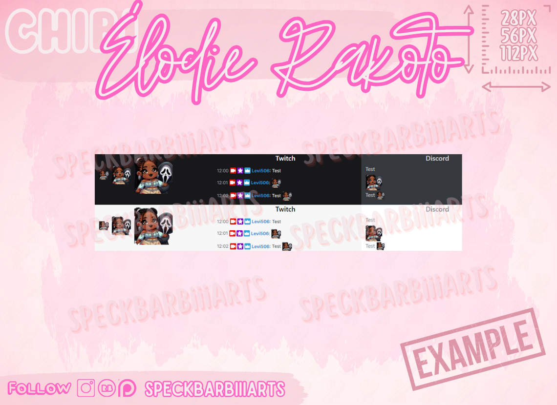 CHUBBY | Élodie Rakoto &lt;3 Ghostface | Dead By Daylight | LOVE - Emote | Twitch, Discord, Youtube