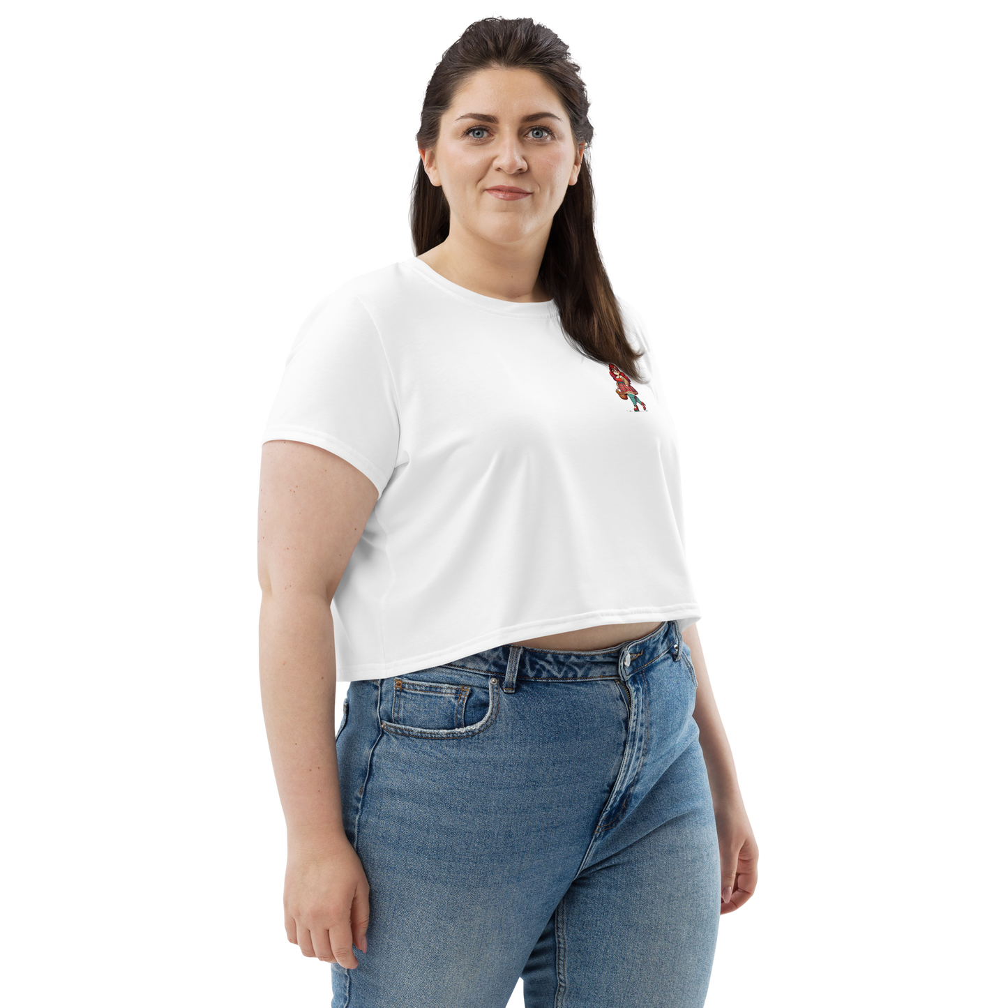 Curvy Rotkäppchen Crop-Top