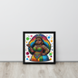 Framed Canvas | Chubby | Queen | Colorful