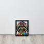 Framed Canvas | Chubby | Queen | Colorful