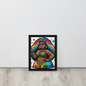 Framed Canvas | Chubby | Queen | Colorful