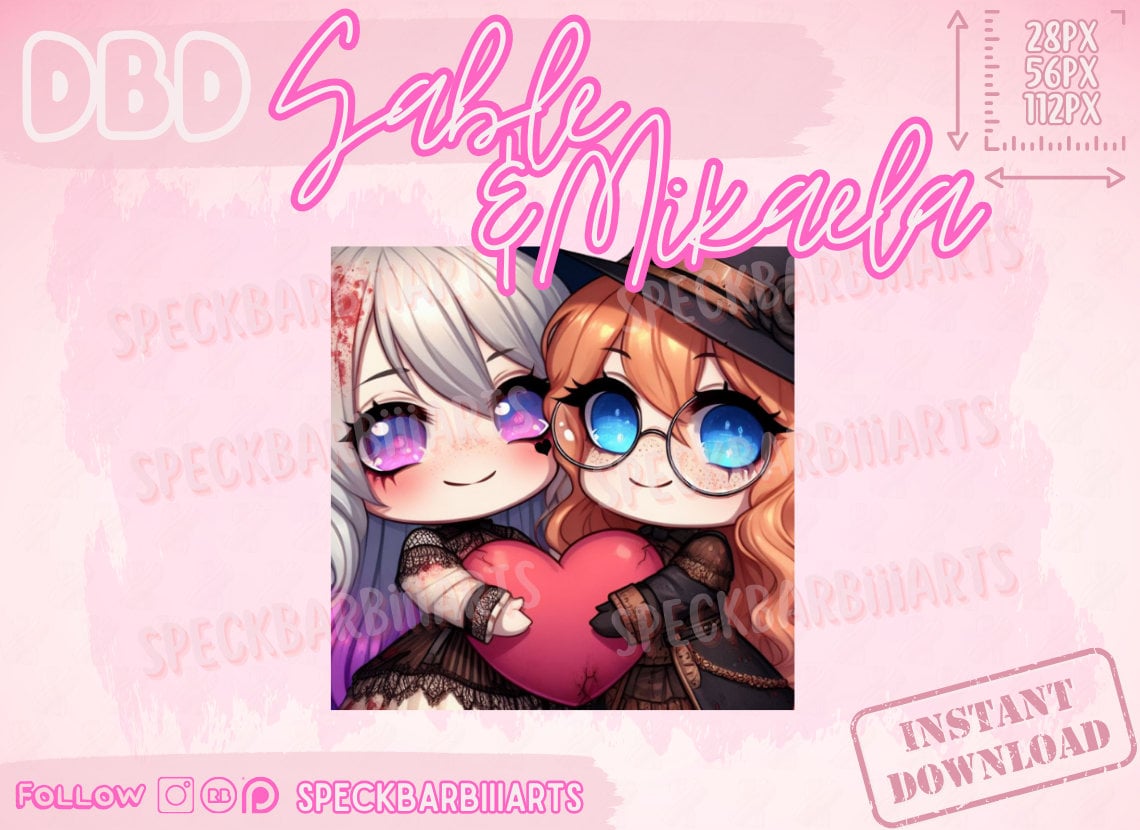 Sable Ward <3 Mikaela Reid | LOVE EMOTE | Dead By Daylight | Twitch, Discord, Youtube