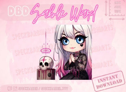 Sable Ward | Dead By Daylight | TOTEM EMOTE | Twitch, Discord, Youtube