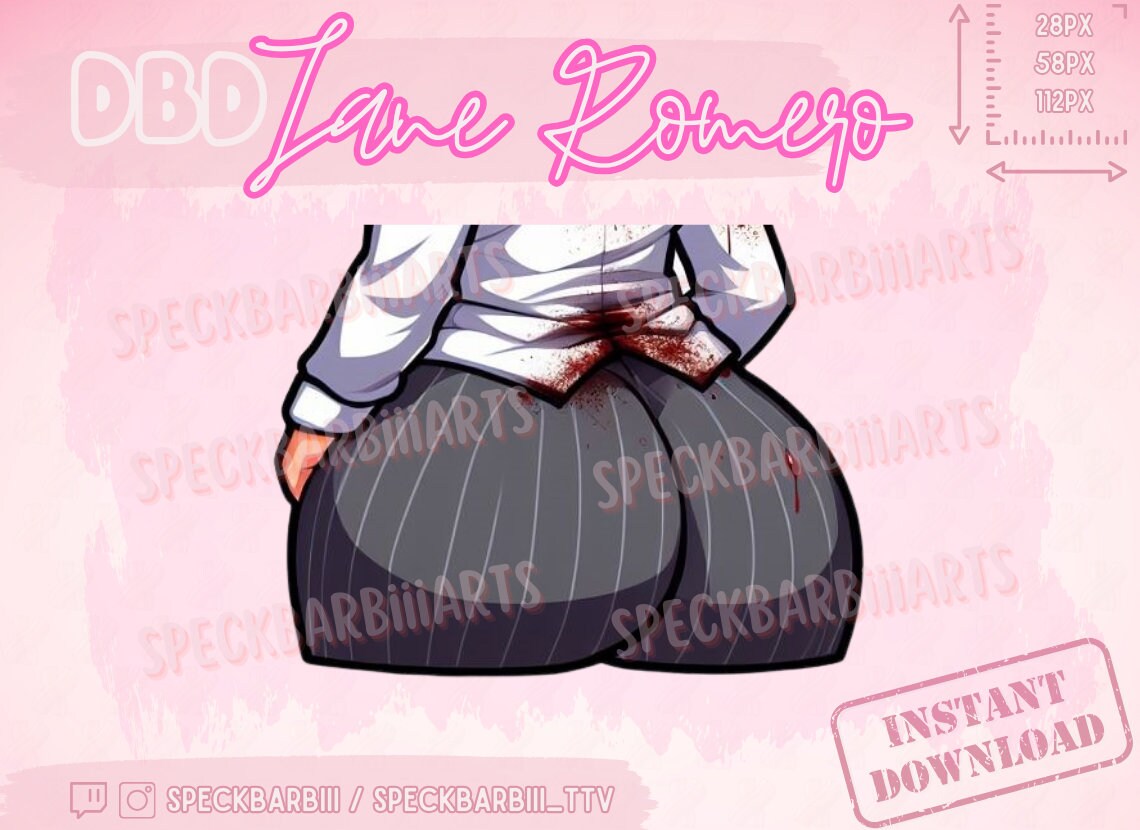 Jane Romero | Dead By Daylight | BOOTY - EMOTE | Twitch, Discord, Youtube