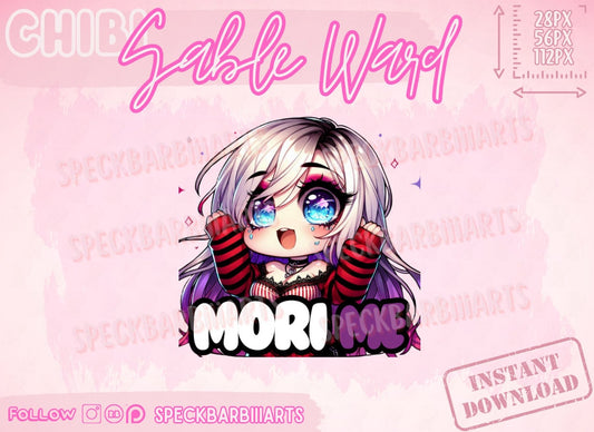 CHUBBY | Sable Ward | Dead By Daylight | MORI ME - Emote | Twitch, Discord, Youtube