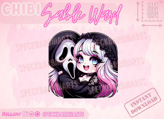 CHUBBY | Sable Ward &lt;3 Ghostface | Dead By Daylight | LOVE - Emote | Twitch, Discord, Youtube