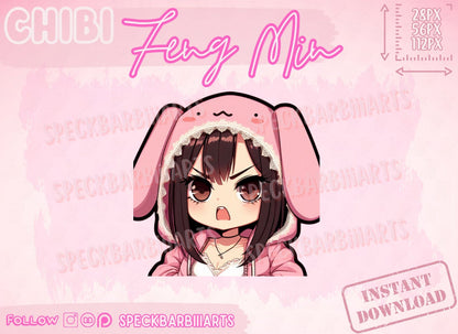 Feng Min | Dead By Daylight | ANGRY -  Emote | Twitch, Discord, Youtube