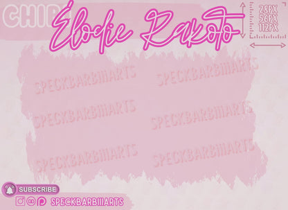 CHUBBY | Élodie Rakoto <3 Ghostface | Dead By Daylight | LOVE - Emote | Twitch, Discord, Youtube