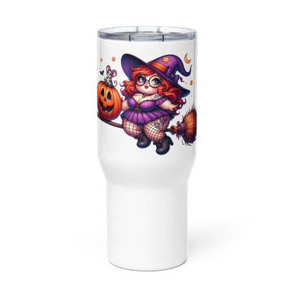 Chubby Witch | Halloween | Travel Mug with Handle