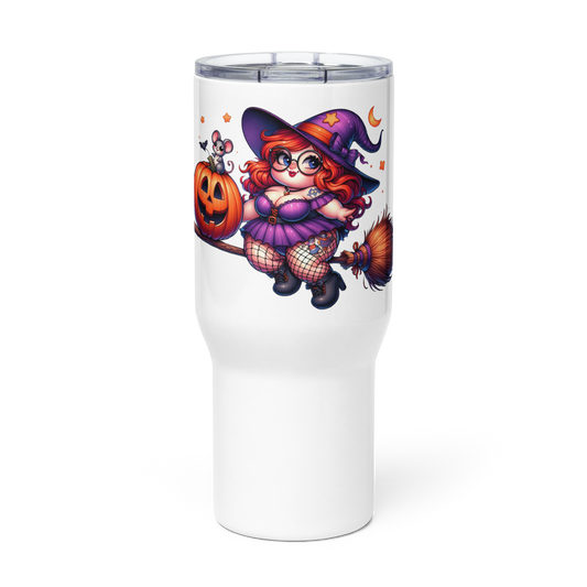 Chubby Witch | Halloween | Travel Mug with Handle