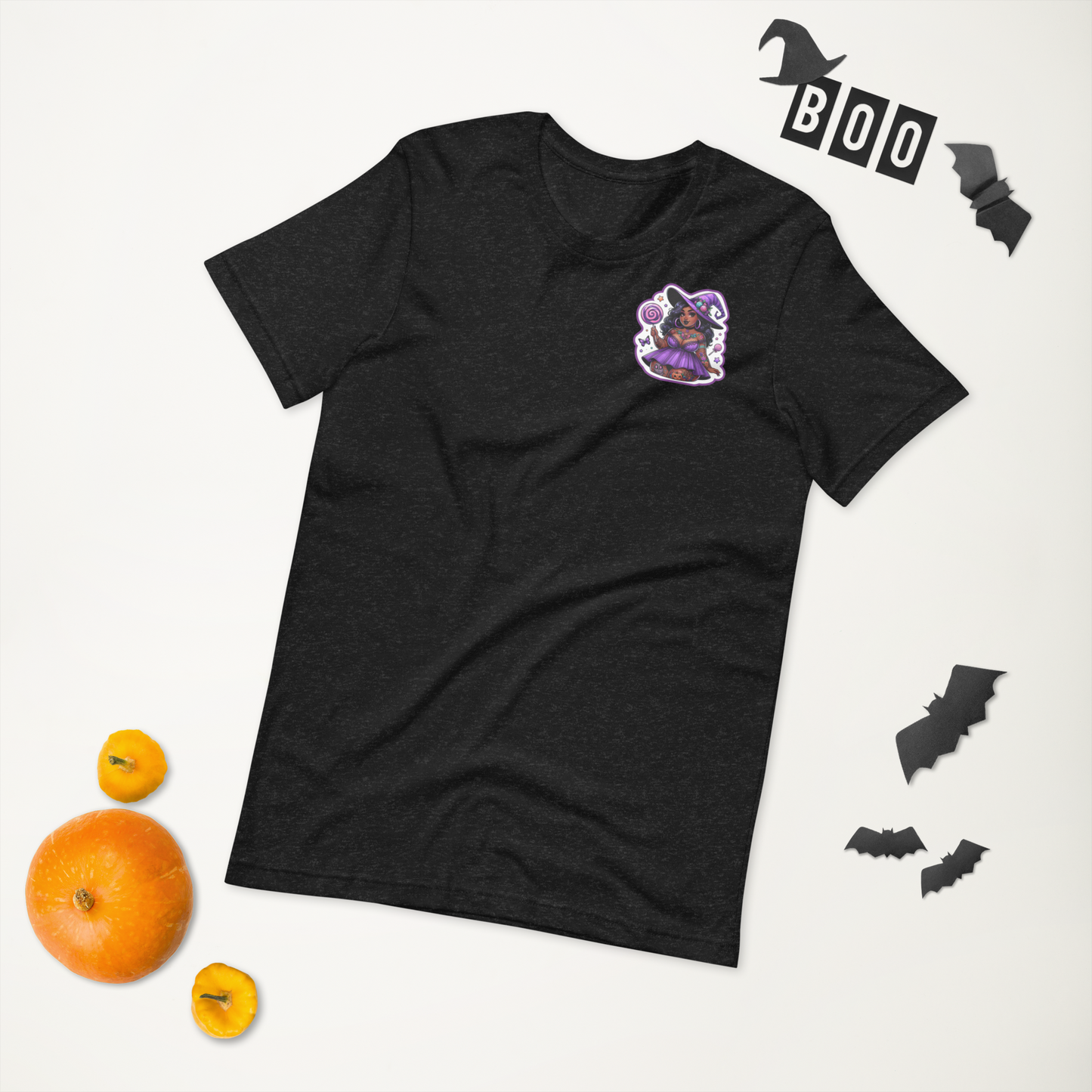 T-Shirt | Chubby Hexe | Halloween | Kürbis | Witch | Herbst Shirt | Halloween Party Shirt | Gruselige Saison Shirt | Plussize | Curvy