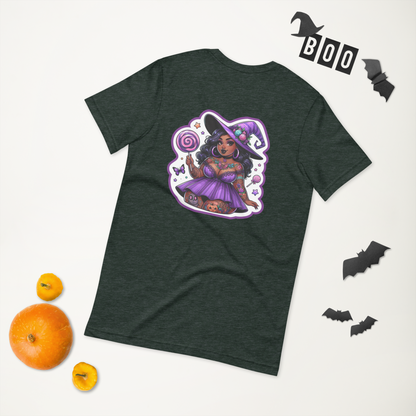 T-Shirt | Chubby Hexe | Halloween | Kürbis | Witch | Herbst Shirt | Halloween Party Shirt | Gruselige Saison Shirt | Plussize | Curvy