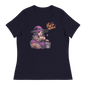 Hexe | Halloween | Cat | Chubby | Chibi | Plussize | Kürbis | Trick or Treat | T-Shirt| Spooky